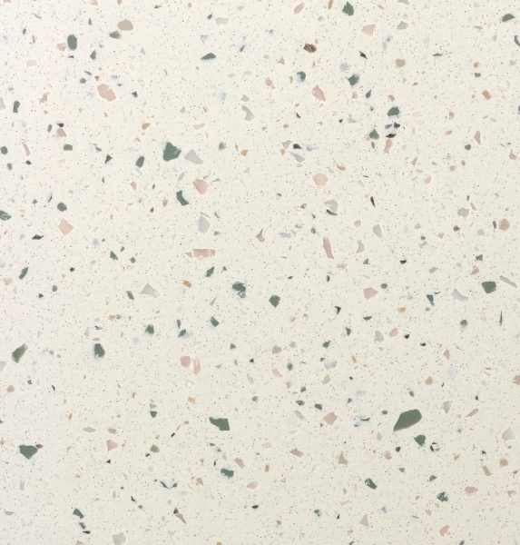 Искусственный камень Искусственный камень Hi-Macs Терраццо Альба/Terrazzo Alba Q104 в листах
