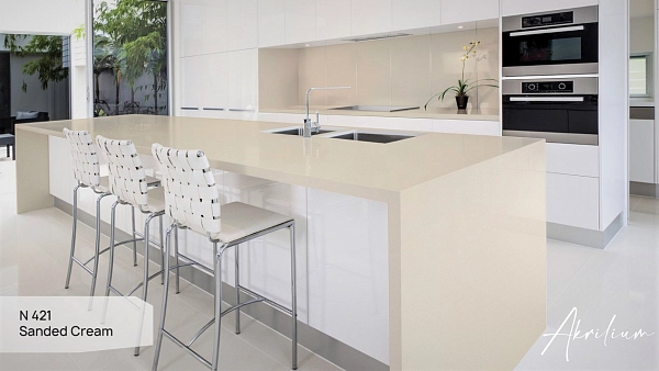 Искусственный камень Искусственный камень Neomarm Sanded Cream N 421 в листах