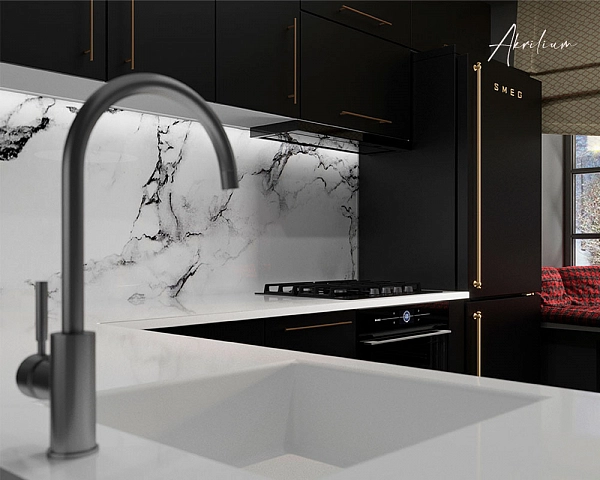 Столешница из искусственного акрилового камня Grandex P-104