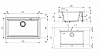 Мойки COMFORT 73U CONCRETE
