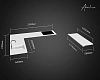 Столешница из искусственного акрилового камня Grandex P-104