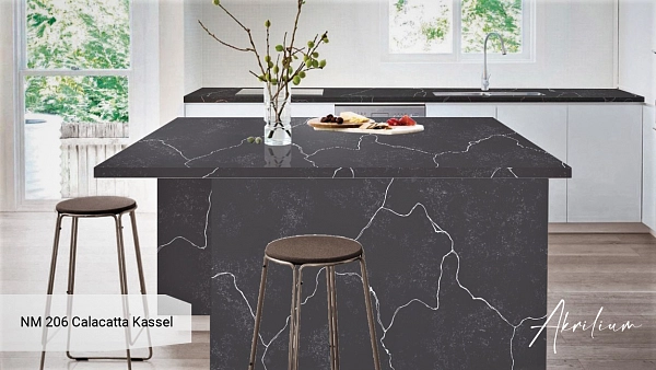 Искусственный камень Искусственный камень Neomarm Calacatta Kassel NM 206 в листах