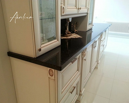 Столешница из искусственного акрилового камня Staron Tempest Bronzestar FB154