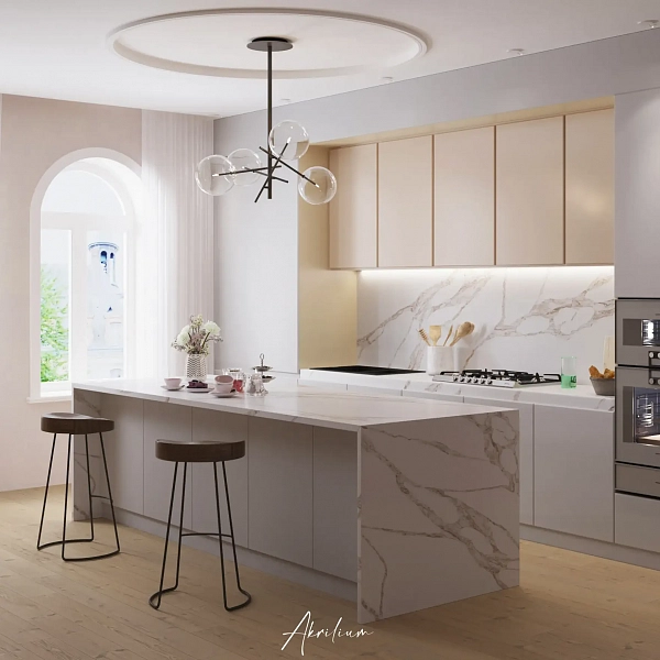 Кварцевый агломерат VicoStone BQ 8918 VIVALIORO