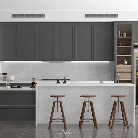 Кварцевый агломерат VicoStone BQ 8870 OLYMPUS WHITE