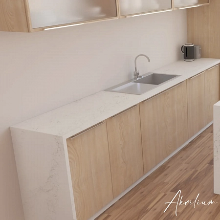 Кварцевый агломерат VicoStone BQ 8628 STATUARIO