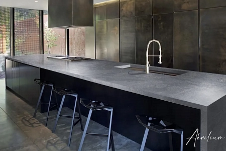 Кварцевый агломерат EtnaQuartz EQHG 004 Sesame Grey