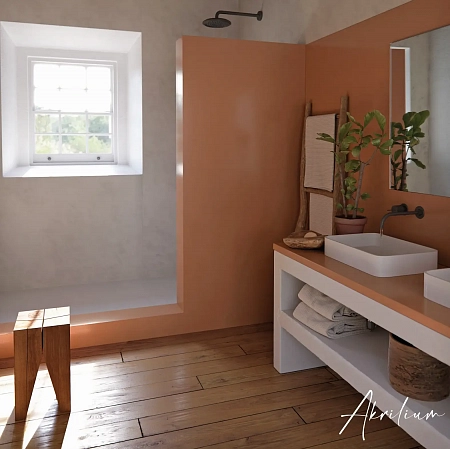 Кварцевый агломерат Silestone Arcilla Red 