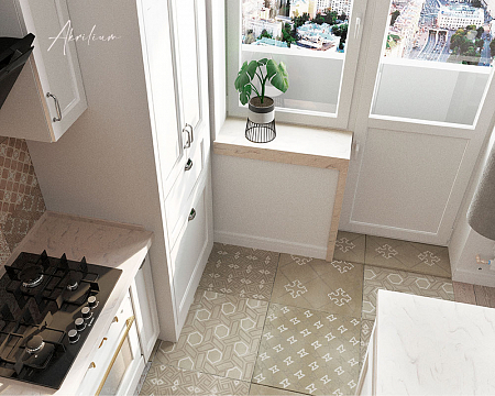 Столешница из искусственного акрилового камня Grandex Hazel Flow M-701