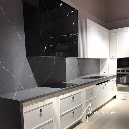 Кварцевый агломерат VicoStone BQ 8730 CEMENTO